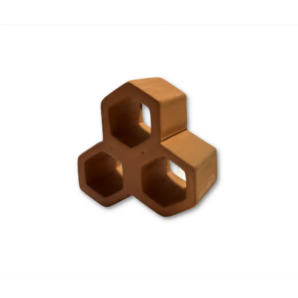 Gioia Shrimp Ceramic Hexagon